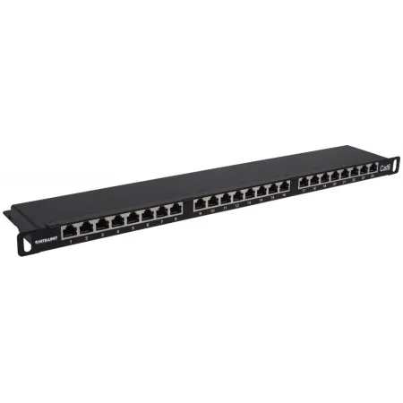Patch Panel Rack 19 0.5u, 24 Porty Rj45 Cat6 Ftp, Czarny